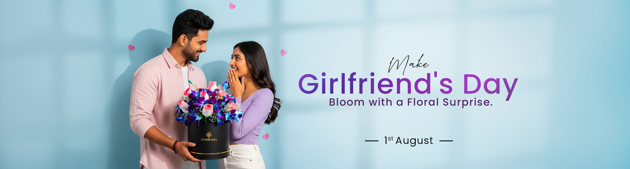 Flowers for girlfriend day